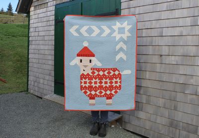 ART EAST: Knitted for Ewe Quilt Pattern