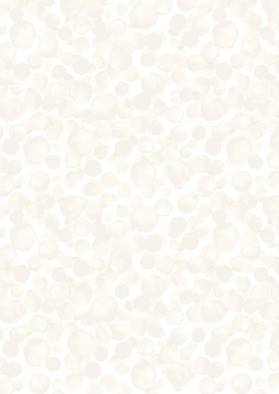 BUMBLEBERRIES: White (1/4 Yard)