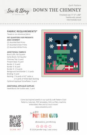 Sew a Story: Down the Chimney Quilt Pattern