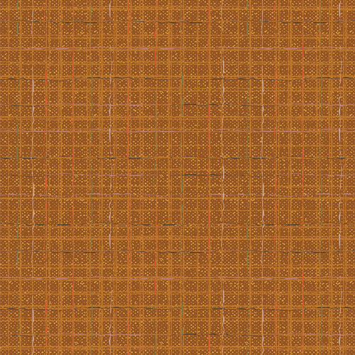 Checkered Elements: Tweed- Saffron (1/4 Yard)