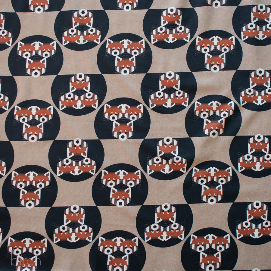 Charley Harper NURTURE VOL 3: Red Pandas (1/4 Yard)