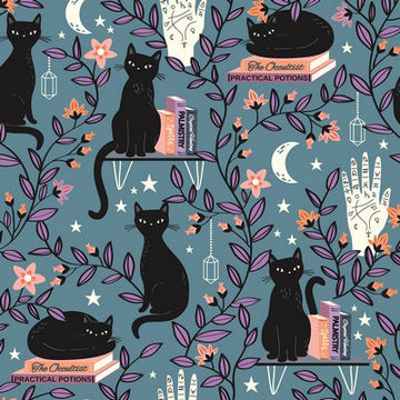 SPELLBOUND: Curious Cats (1/4 Yard)