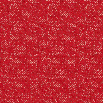 GARDEN REDWORK: Dots- Red (1/4 Yard)