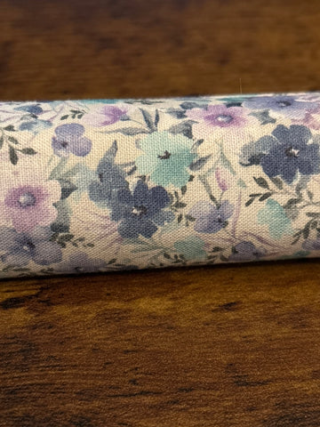 FRENCH FAT QUARTER: Purple & Teal Wildflowers