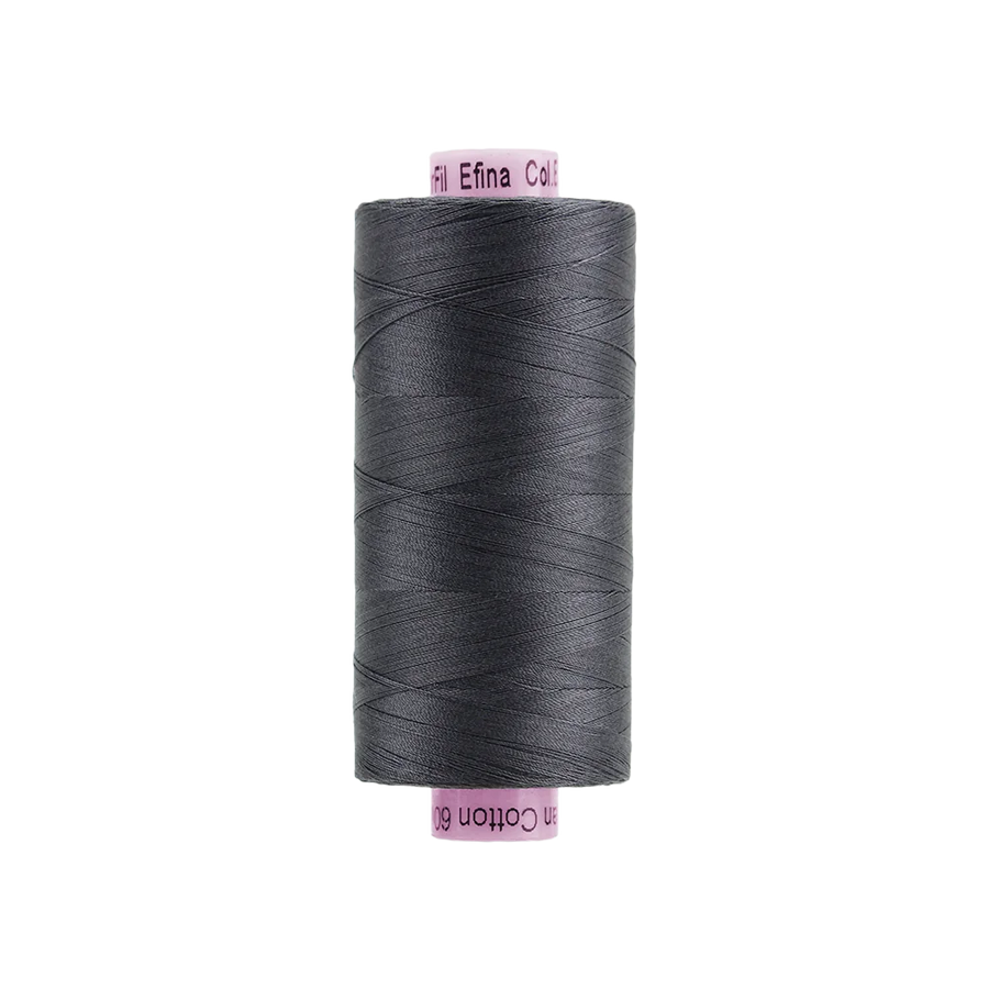 EFINA: 60wt Cotton 1500yds-Charcoal 6