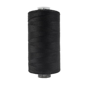 KONFETTI: 50wt Cotton 1094yds-Black 200