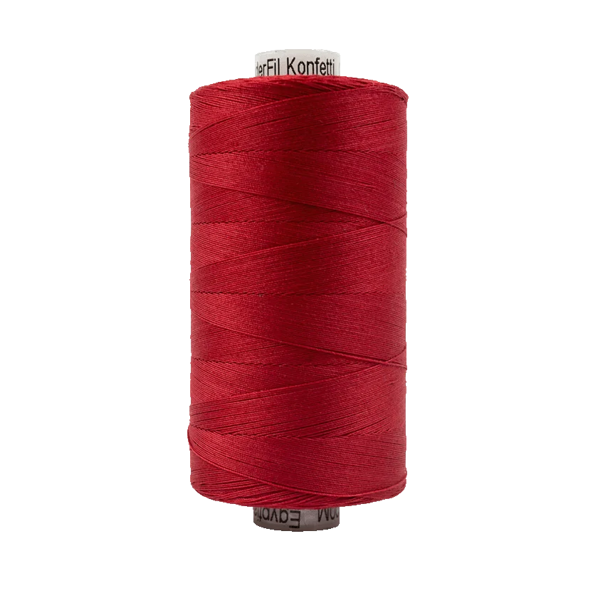 KONFETTI: 50wt Cotton 1094yds-Christmas Red 302