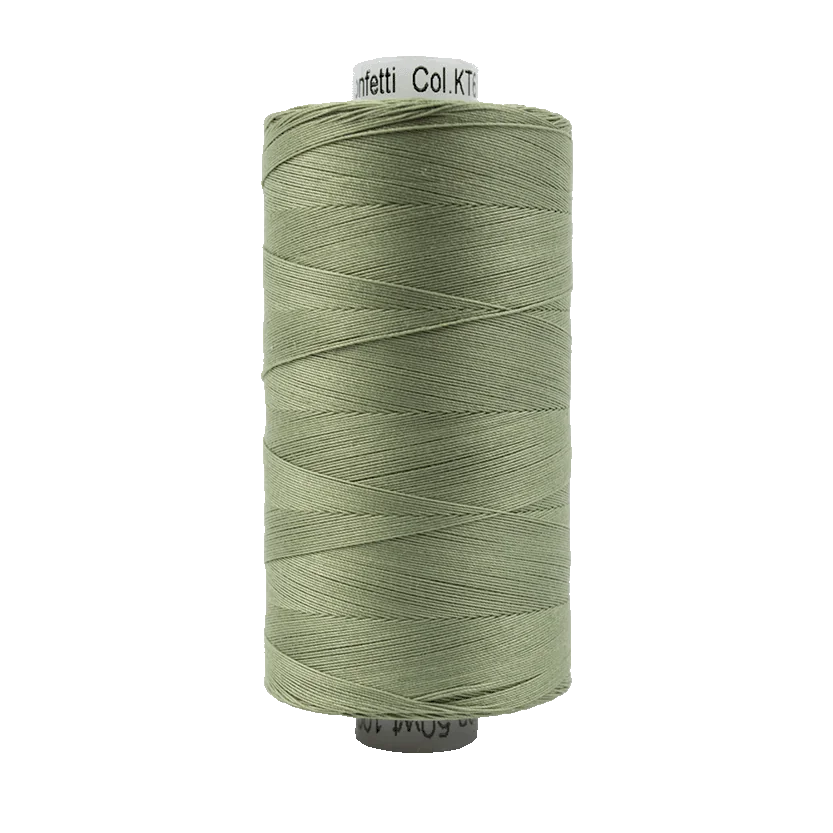 KONFETTI: 50wt Cotton 1094yds-Grey Khaki 613