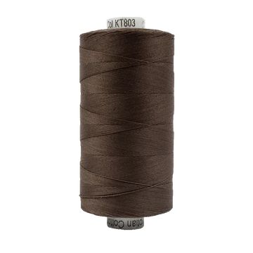 KONFETTI: 50wt Cotton 1094yds-Dark Brown 803