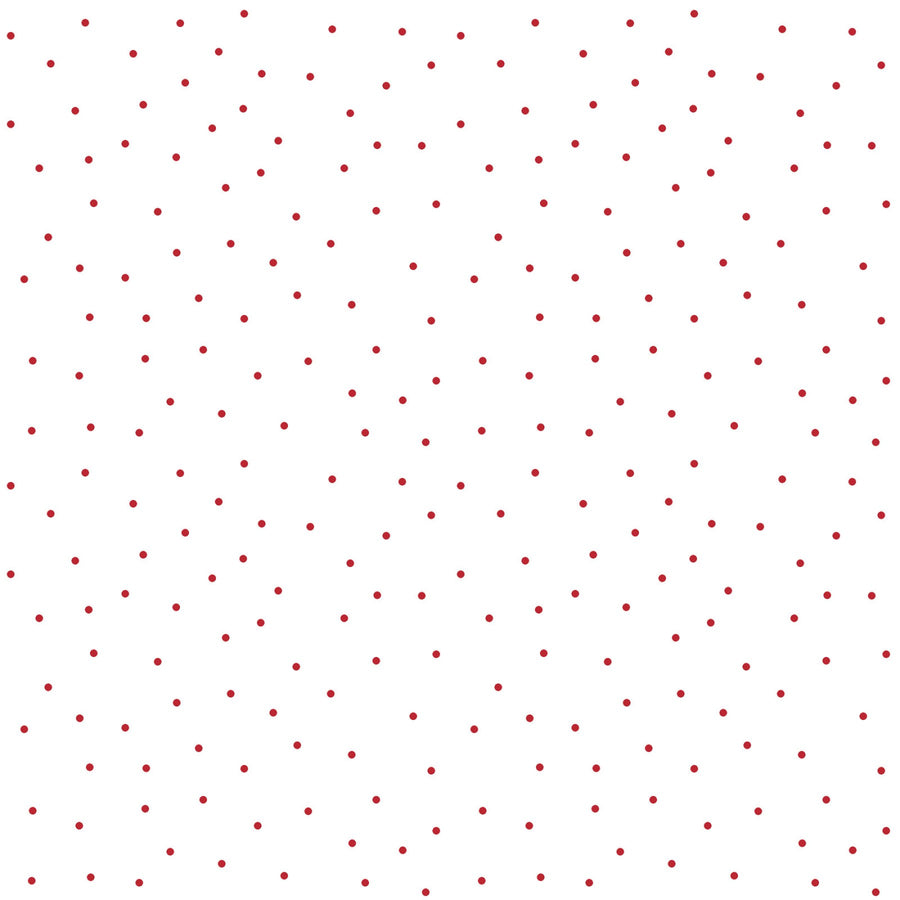 Kimberbell Basics: Tiny Dots: White/Red (1/4 Yard)