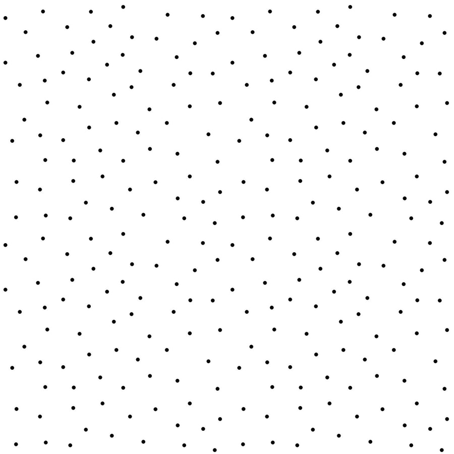 Kimberbell Basics: Tiny Dots: White/Black (1/4 Yard)