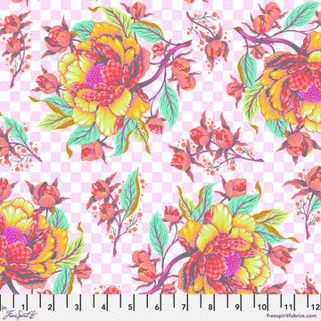 Tula Pink UNTAMED: Peony for Your Thoughts-Lunar (1/4 Yard)