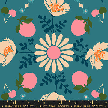 Ruby Star Society JUICY: Poppy Garden-Storytime (1/4 Yard)