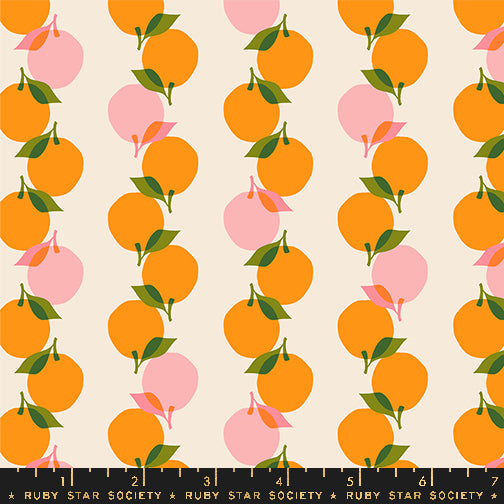 Ruby Star Society JUICY: Stacked Up-Orange (1/4 Yard)