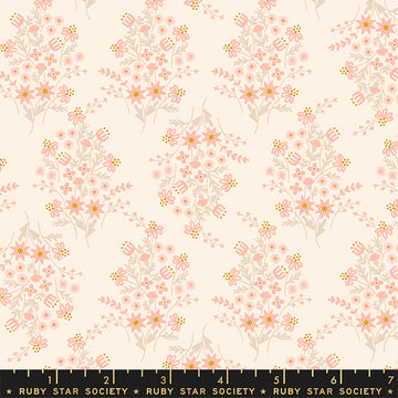 Ruby Star Society SUNBEAM: Wild Flower Child-Natural (1/4 Yard)