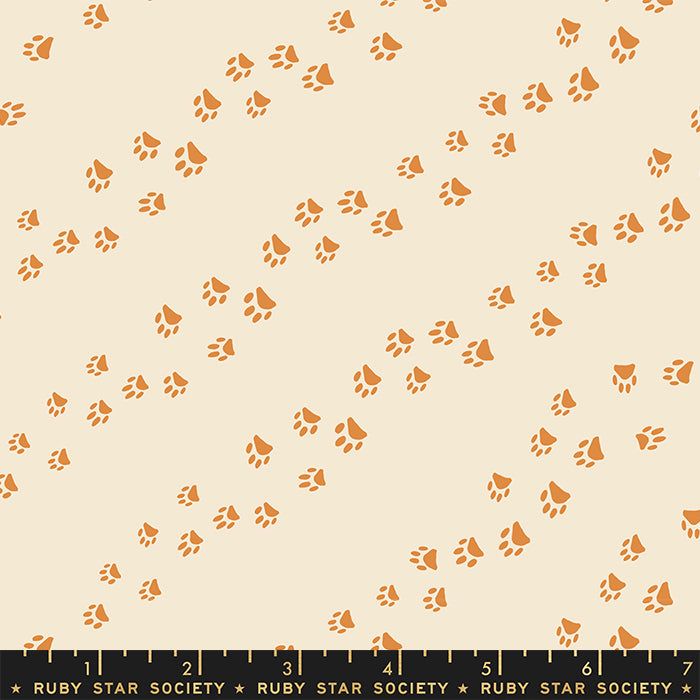 Ruby Star Society DOG PARK: Wander Paw-Shell (1/4 Yard)