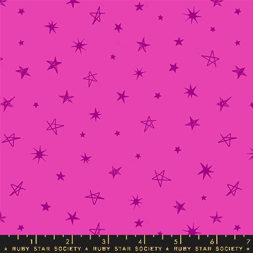 Ruby Star Society TEDDY AND THE BEARS: Rockstar-Light Berry (1/4 Yard)