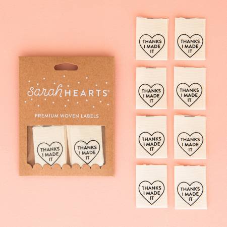 Sarah Hearts Sew in Labels: Thanks I Made It- Neutral