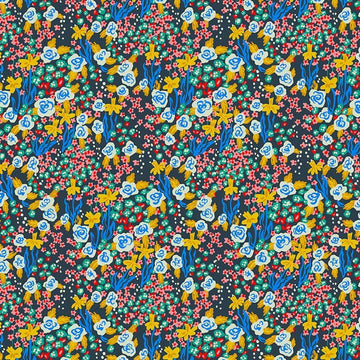 SPRINGTIME IN PARIS: Springtime in Paris-Coal (1/4 Yard)