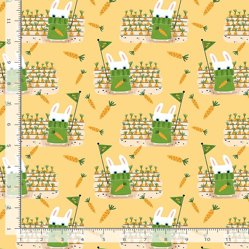 SWEET PURRENNIALS: Hippity Hoppity-Sunshine (1/4 Yard)