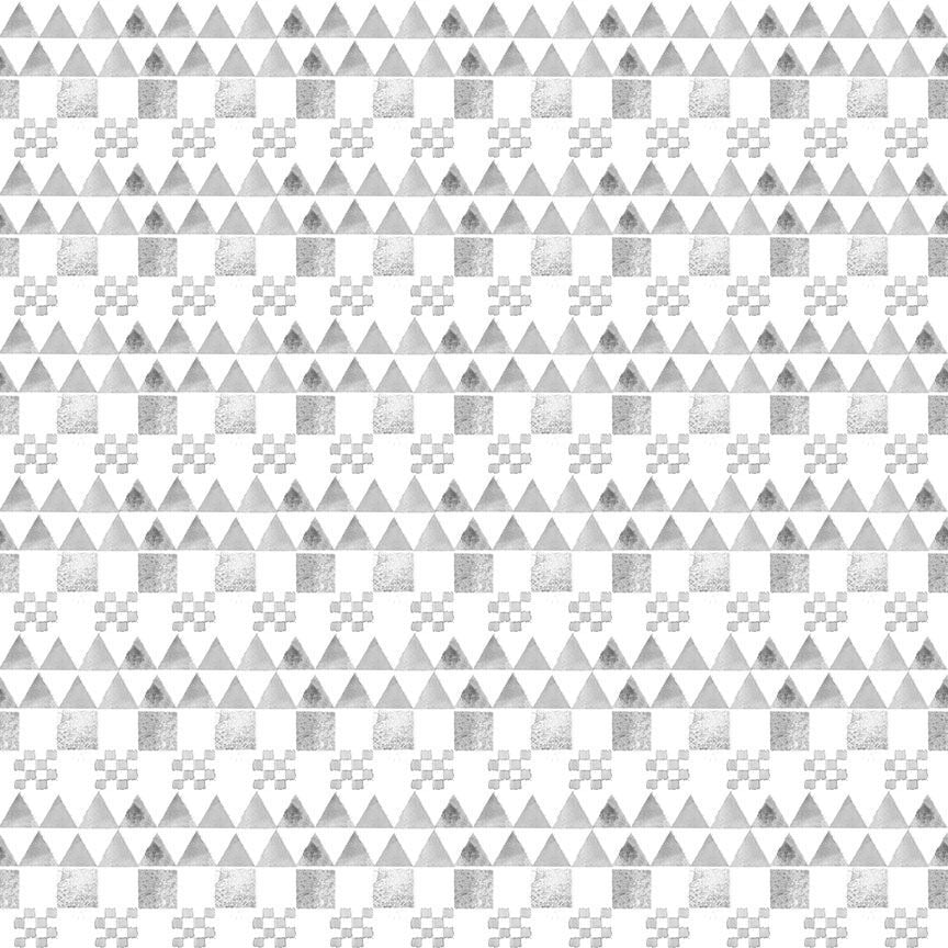 QUIET RIOT: Peaks-White (1/4 Yard)