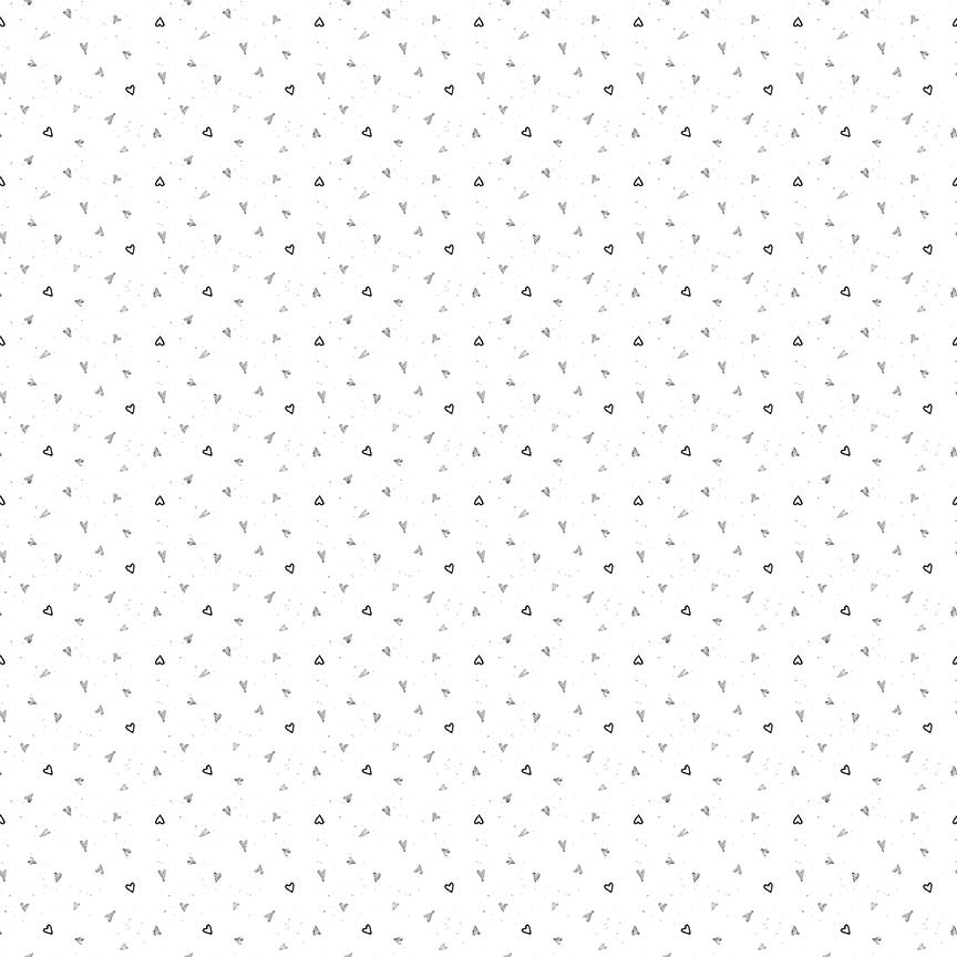 QUIET RIOT: Boop-White (1/4 Yard)