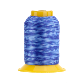 SOFTLOC: Wooly Polyester Variegated 1100yds- Cobalt 35