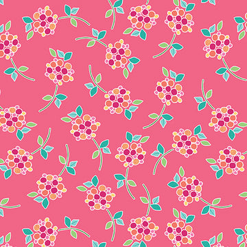 Sew Bloom by Cherry Guidry: Floral Love Pink (1/4 Yard)