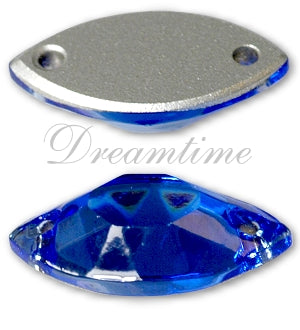 Swarovski 3222/2 Navette Crystal Sapphire