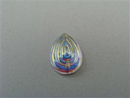 Swarovski 3235/4 Unfaceted Teardrop Crystal AB