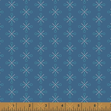 CLUELESS: Spotted-Blue (1/4 Yard)