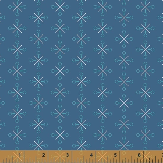 CLUELESS: Spotted-Blue (1/4 Yard)