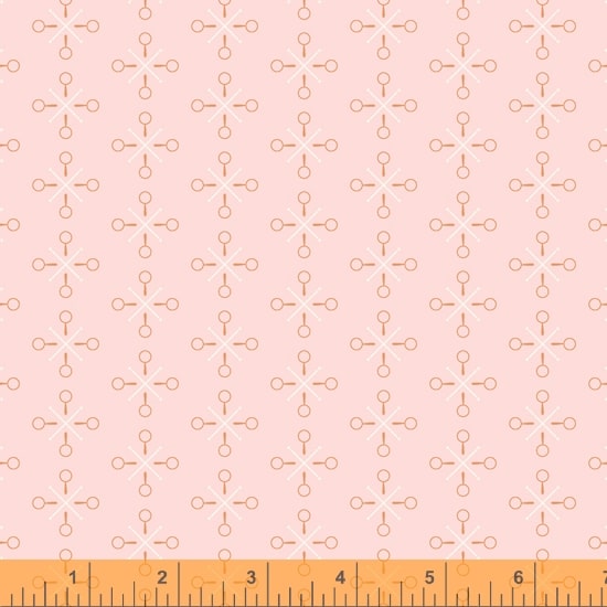 CLUELESS: Spotted-Blush (1/4 Yard)