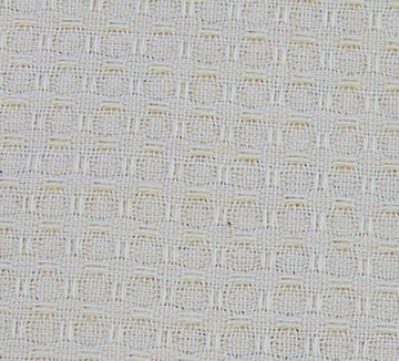 Cream Waffle Weave Solid Towel