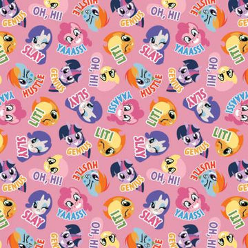 My Little Pony: Toss-Pink (1/4 Yard)