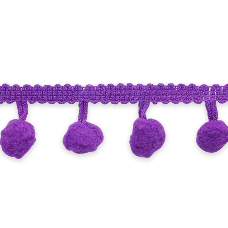 Pom Fringe Trim- Lavender (1/4 Yard)